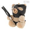 Rebel Fetish Submissive Luno Collectible Teddy Bear with Juodas Mask &amp; Whip