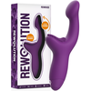 Rožinė Rewolution Rewokiss Dual Motor Vibrator - Flexible Silicone, 18.5 cm, Rožinė
