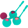 Rithual Deva Aqua Žalias Pelvic Floor Training Kit - 4 Weights, Silicone