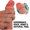 Rock Army Rockarmy Liquid Silicone Raptor 24cm Natural - Flexible Model with Suction Base