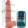Rock Army Rockarmy Liquid Silicone Raptor 24cm Natural - Flexible Model with Suction Base