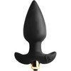 Rocks-Off Butt Throb 7-Speed Intimate Silicone Plug Juodas 95mm