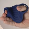 Mėlyna Rocks-Off Palm Mėlyna Flexible Silicone Intimate Machine with 10 Modes