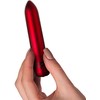 Rocks-Off Rechargeable Vibrating Bullet Poppy Raudona - Compact Atsparus vandeniui Model