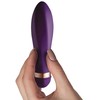 Rocks-Off Twister 10-Mode Atsparus vandeniui Intimate Massager, Violetinė Silicone