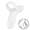 Satisfyer Bold Lover pirštų vibratorius Baltas