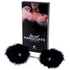 Secret Play Juodas MARABOU HANDCUFFS