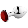 Secret Play Metal Plug L Raudona Diamond Base Aluminum 9.5cm