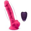 Rožinė Silexd Model 18 Rožinė Vibration Intimate Device with Remote &amp; USB Charge