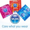 Skins Assorted Premium Condoms Pack 4 - Natural, Ribbed, Dotted, Ultra-Thin