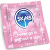 Skins Bubblegum Premium Latex Condoms 8pcs - Fruity Aroma, Extra Lubricated