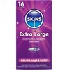 Skins Extra Large Premium Condoms 16-Pack, 57mm, Vanilla Scent, Ultra Thin