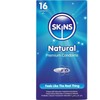 Skins Natural Premium Latex Protection 16-Pack, Ultra-Thin &amp; Vanilla Scent