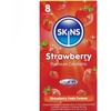 Skins Strawberry Premium Latex Condoms 8-Pack - Subtle Flavour &amp; Comfort