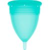 Stercup Menstrual Cup Aquamarine Size L - FDA Silicone, 24 ml Capacity