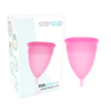Rožinė Stercup Menstrual Cup Rožinė Size S - 100% FDA Silicone, 15 ml Capacity