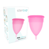 Rožinė Stercup Menstrual Cup Rožinė Size L - FDA Silicone, 24ml Capacity