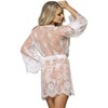 Subblime Babydolls Subblime Babydoll S/M Baltas - Lace Design with Flared Sleeves