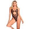 Subblime Bodies SUBBLIME Transparent Lace Bodysuit Juodas L/XL - Elegant Hollow Design