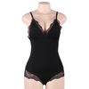 Subblime Bodies Subblime Juodas Floral Lace Teddy S/M - Elegant Adjustable Lingerie