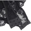 Subblime Bodies SUBBLIME Teddy with Lace Accents and Adjustable Garters Juodas S/M