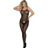 Subblime Bodystockings Subblime 951726 Juodas Elastic Fishnet Bodystocking One Size