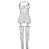 Subblime Bodystockings Subblime 951955 Shiny Fishnet Bodystocking, One Size, Flexible Fit