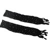 Subblime Bodystockings Subblime Bodystocking 952174 Juodas Fishnet with Gloves &amp; Diamond Pattern One Size