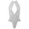 Subblime Bodystockings Subblime 953867 Lace Bodysuit Baltas L/XL - Elegant Semi-Transparent Design