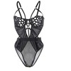 Subblime Bodystockings Subblime 954055 Elegant Lace Bodysuit Juodas S/M - Premium Comfort Fit