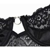 Subblime Corsets Subblime Lingerie Corset with Belt Juodas L/XL - Elegant Lace Accents