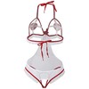 Subblime Costumes Subblime Nurse Outfit S/M - Baltas, Transparent, Open Design, Comfort Fit