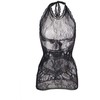 Subblime Dresses Subblime 952075 Mini Fishnet Dress Juodas Open Back Heart Detail One Size