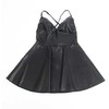 Subblime Dresses SUBBLIME Dress 955373 Juodas PU Leather Straps S/M Modern Fit