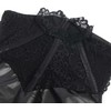 Subblime Dresses SUBBLIME 957551 Juodas Lace &amp; PU Leather Dress L/XL - Elegant Contrast Design