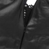 Subblime Dresses Subblime Elegant Leather &amp; Lace Dress S/M - Juodas, Figure-Enhancing Design