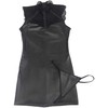 Subblime Dresses Subblime Elegant Leather &amp; Lace Dress S/M - Juodas, Figure-Enhancing Design