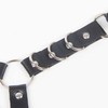 Subblime Fetish Subblime Belt &amp; Garter Harness with Chain Accents, Juodas, One Size