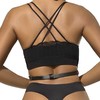 Subblime Fetish Subblime Leather Chest Harness with Chain Accents Juodas One Size