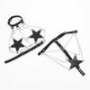 Subblime Fetish Subblime Full Body Harness Juodas with Decorative Star Chain, One Size