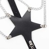 Subblime Fetish Subblime Full Body Harness Juodas with Decorative Star Chain, One Size