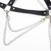 Subblime Fetish Subblime Harness Bra with Decorative Chains Juodas One Size