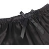 Subblime Sets Subblime 953935 Juodas Silk Nightgown &amp; Lace Pants Set S/M