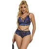 Subblime Sets Mėlyna Subblime 954062 Lingerie Set Lace Mėlyna S/M - Bra &amp; Panties Ensemble