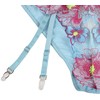 Subblime Sets Mėlyna Subblime 954109 Mėlyna Lingerie Set with Garter Belt, Floral S/M