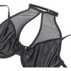 Subblime Sets SUBBLIME 957582 PU Leather &amp; Mesh Bra and Skirt Set Juodas S/M