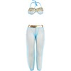 Subblime Sets SUBBLIME India Style Mėlyna Lingerie Set L/XL - Gold Accents, Elegant Design
