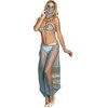 Subblime Sets SUBBLIME India Style Mėlyna Lingerie Set L/XL - Gold Accents, Elegant Design