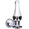 ToyJoy Diamond Bum Bijou Medium Aluminum Plug with Sidabrinis Accent 11cm
