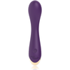 Treasure Hansel Curved Silicone Vibrator - WatchMe Compatible, 17.5cm, Violetinė